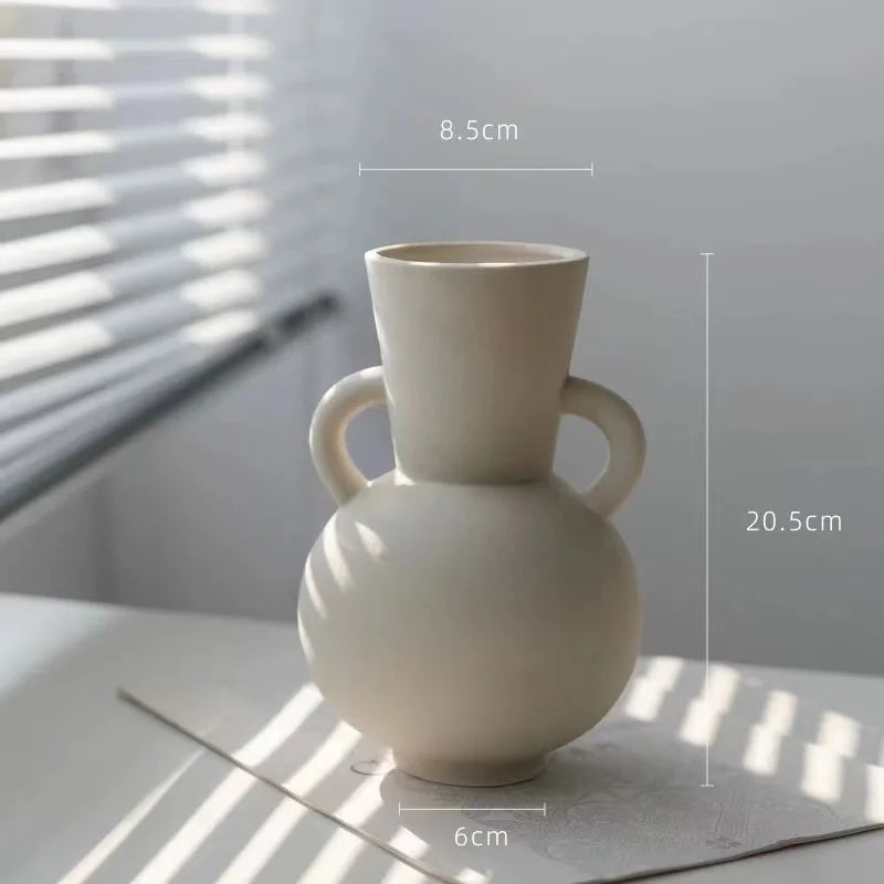 vases en céramique nordiques pour décoration florale élégante - vue 7 sur 7