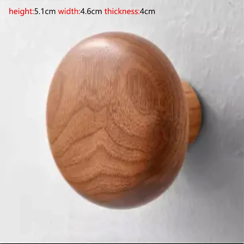 porte-manteau mural en bois naturel pour rangement décoratif - vue 12 sur 12