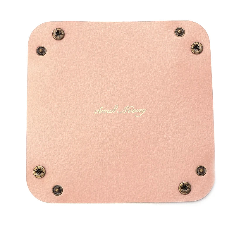 boîte de rangement en cuir pliable pour bijoux et accessoires - vue 12 sur 14