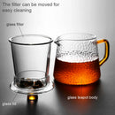 Théière japonaise verre borosilicate avec infuseur intégré