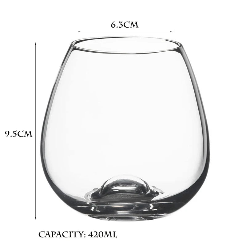 Verres whisky épais design torsadé résistants cocktails