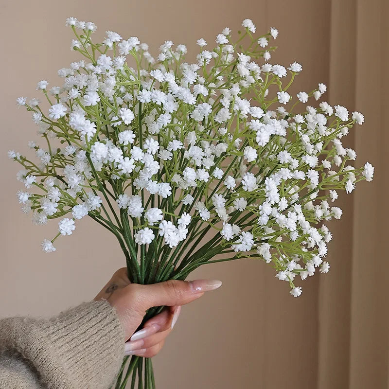 fleurs artificielles gypsophiles pour mariage et événements festifs - vue 2 sur 7