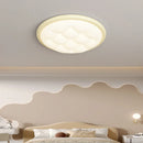 plafonnier moderne simple style crème bulle protection des yeux