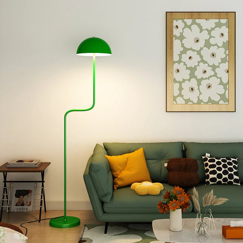 lampadaire nordique en verre avec abat-jour pour décoration intérieure - vue 3 sur 16