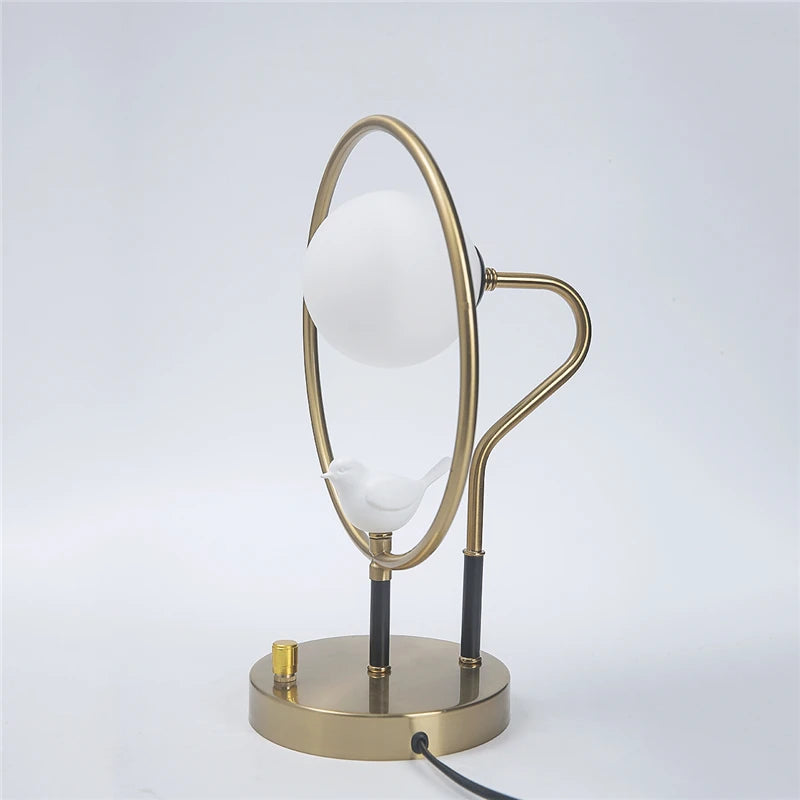 lampadaire décoratif nordique en verre design moderne avec ampoules incluses - vue 7 sur 7