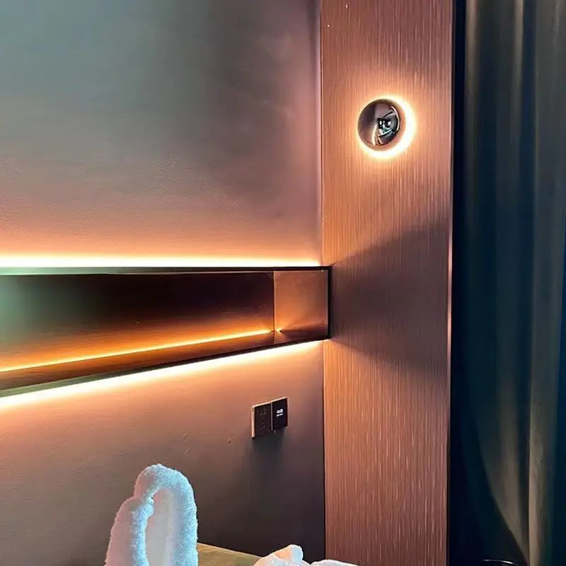applique murale à led éclairage décoratif intérieur moderne - vue 3 sur 9