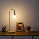 Lampe de Table nordique noir blanc Loft lampe de bureau Vintage en bois E27 ampoule lampes de Table en métal fer luminaires