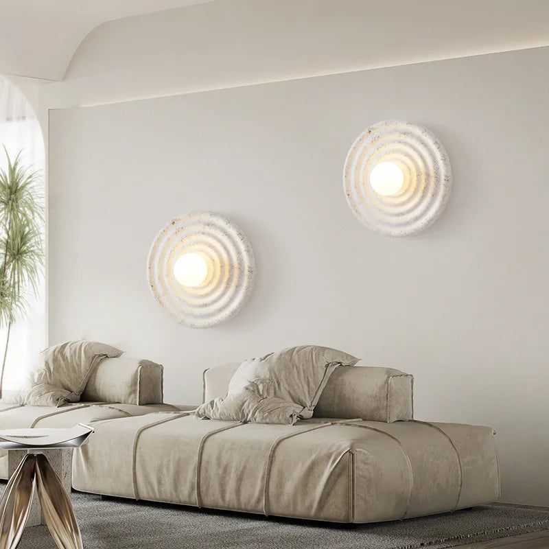 applique murale vintage en résine style japonais led g4