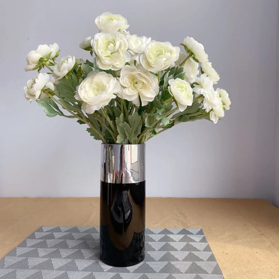 bouquet de fleurs artificielles en soie pour décoration et accessoires photo - vue 7 sur 12
