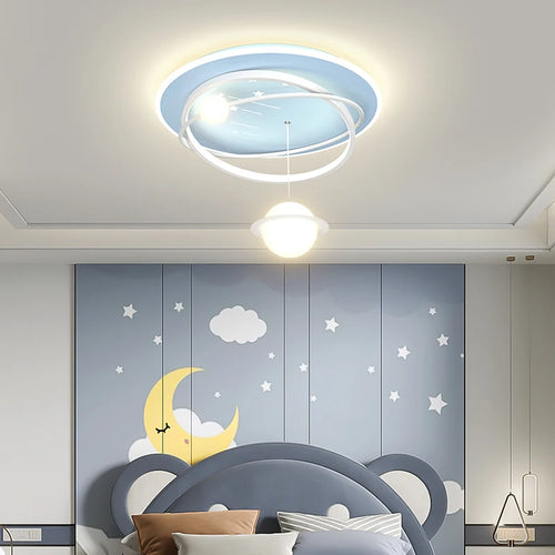 plafonnier astronaute dessin animé minimaliste pour enfants - vue 3 sur 26