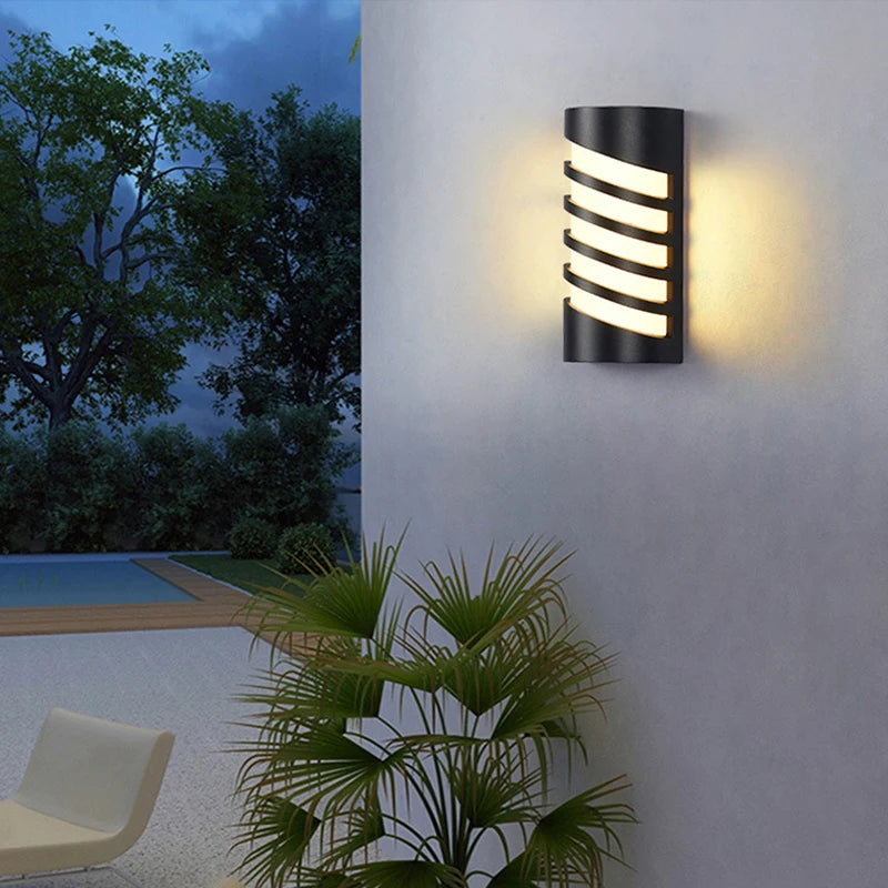 applique murale led résistantes à l'humidité pour décoration extérieure rurale - vue 4 sur 14