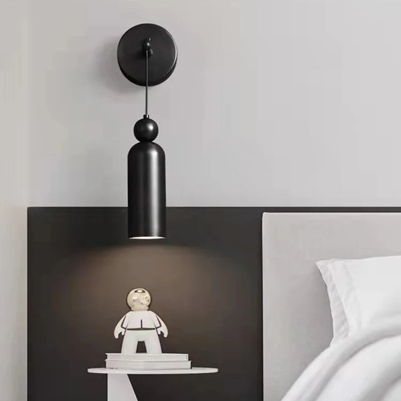 applique murale minimaliste moderne avec fil réglable - vue 3 sur 8