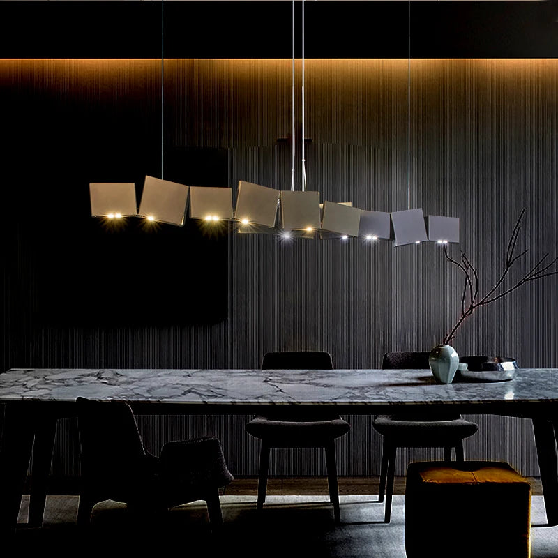 lustre de luxe post-moderne minimaliste pour restaurant