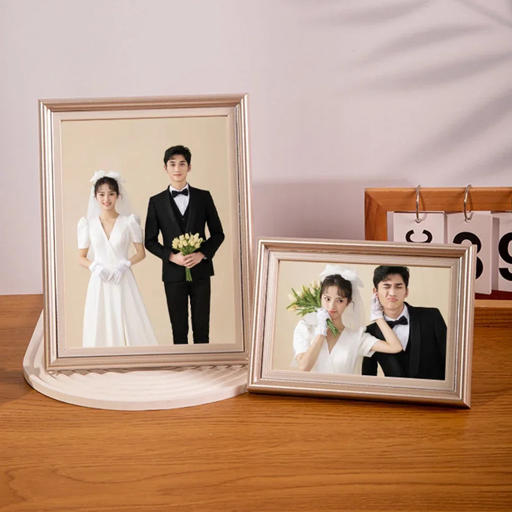 cadre photo en bois pour portraits de famille et voyages - vue 6 sur 10