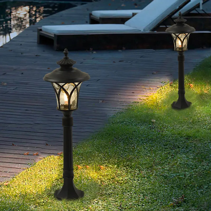 éclairage extérieur style européen pour jardin et cour - vue 6 sur 7