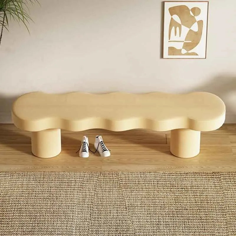 tabouret en velours nordique créatif pour loisirs et détente - vue 4 sur 10