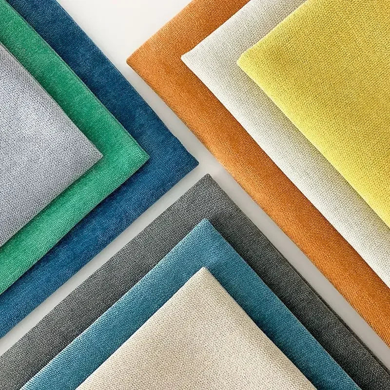 Tissu chenille epais ameublement doux resistant pour salon - vue 6 sur 7
