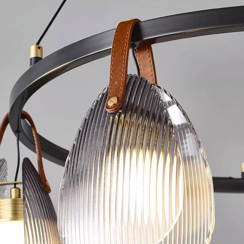 lustre décoration maison luminaire éclairage suspendu fantaisie - vue 6 sur 8