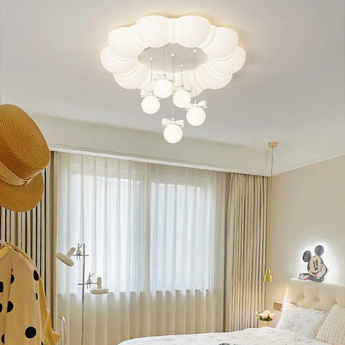 lustre suspendu créatif à bulles led pour enfants maternelle