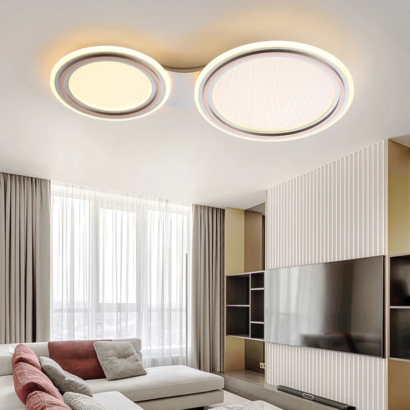 plafonnier moderne en métal pour intérieur créatif et élégant - vue 3 sur 7