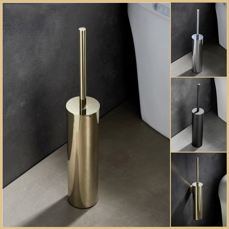 porte-brosse mural en acier inoxydable durable sans perforation