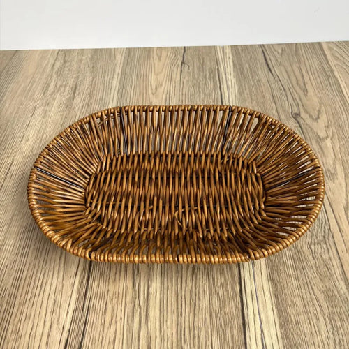 panier à pain en rotin fait main pour rangement alimentaire - vue 12 sur 11