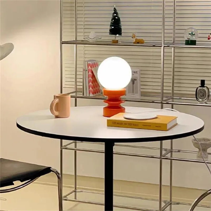 lampe à poser design en verre pour une ambiance chaleureuse - vue 6 sur 10