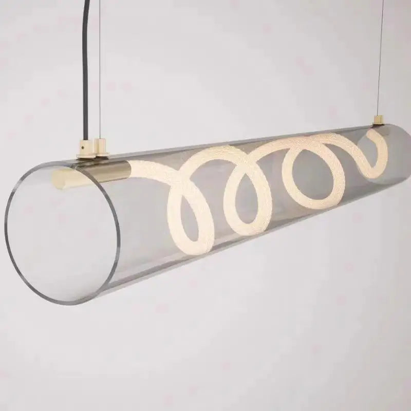 lustre design en acrylique pour éclairage décoratif intérieur - vue 2 sur 7