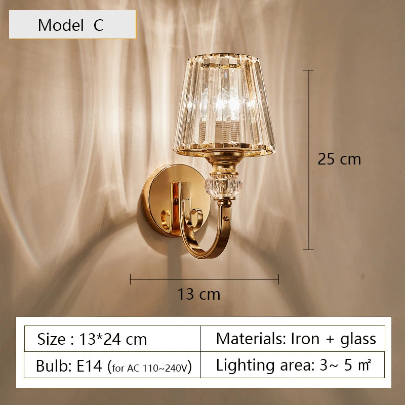 applique murale moderne en verre design nordique élégant pour décoration intérieure - vue 15 sur 15