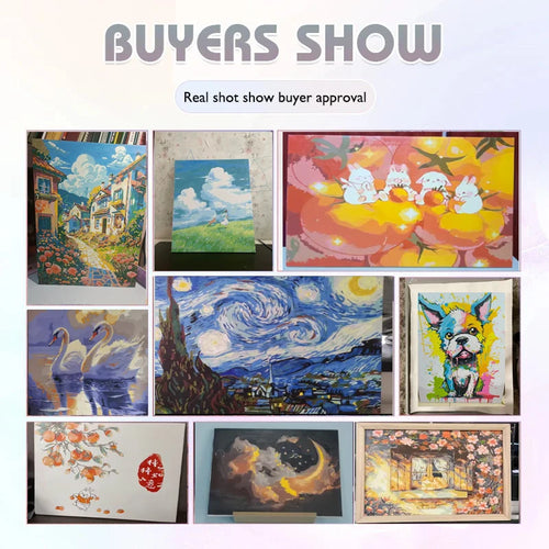 kit peinture acrylique par numéros clown drôle cadeau décoration maison
