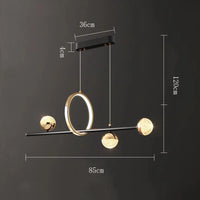 Chambre moderne salle à manger décorative led plafonniers lampes suspendues éclairage intérieur éclairage intérieur plafonnier lustre