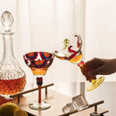 Verre cocktail fait main design artistique 330 ml