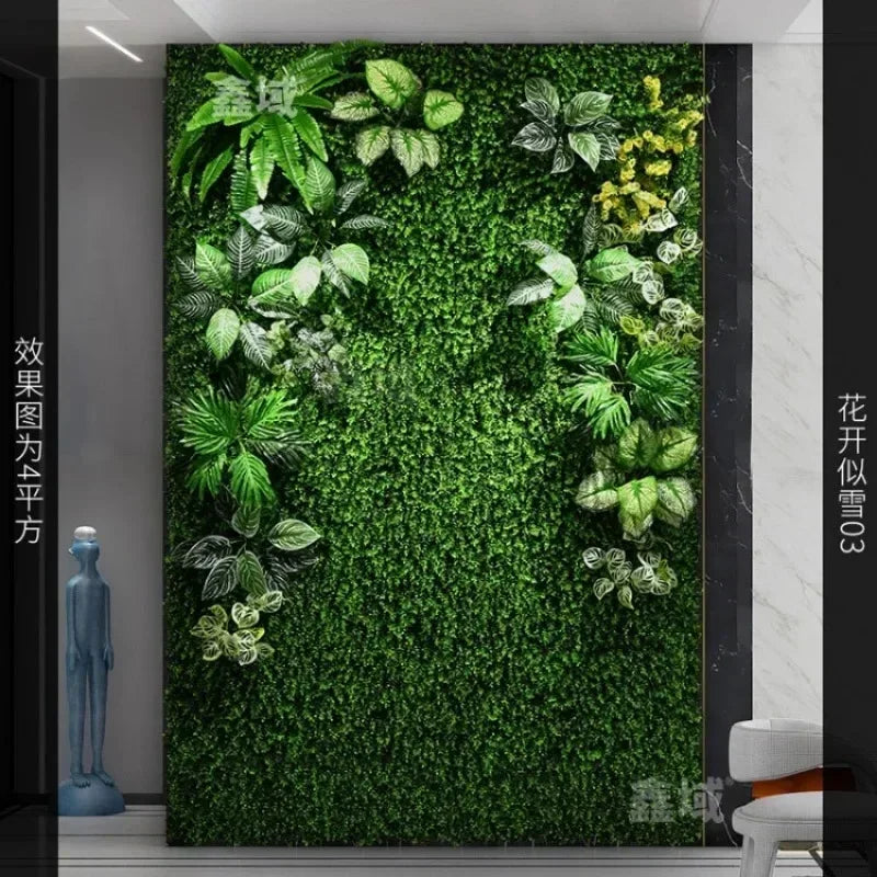 mur végétal artificiel pour décoration extérieure et aménagement paysager - vue 4 sur 30