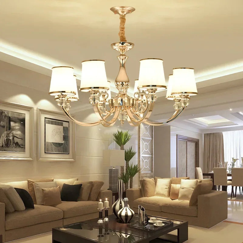 lustre led moderne avec suspension pour décoration intérieure - vue 5 sur 11