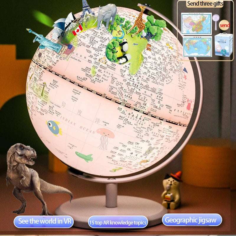 lampe de bureau intelligente avec globe cadeau créatif pour enfants - vue 11 sur 14