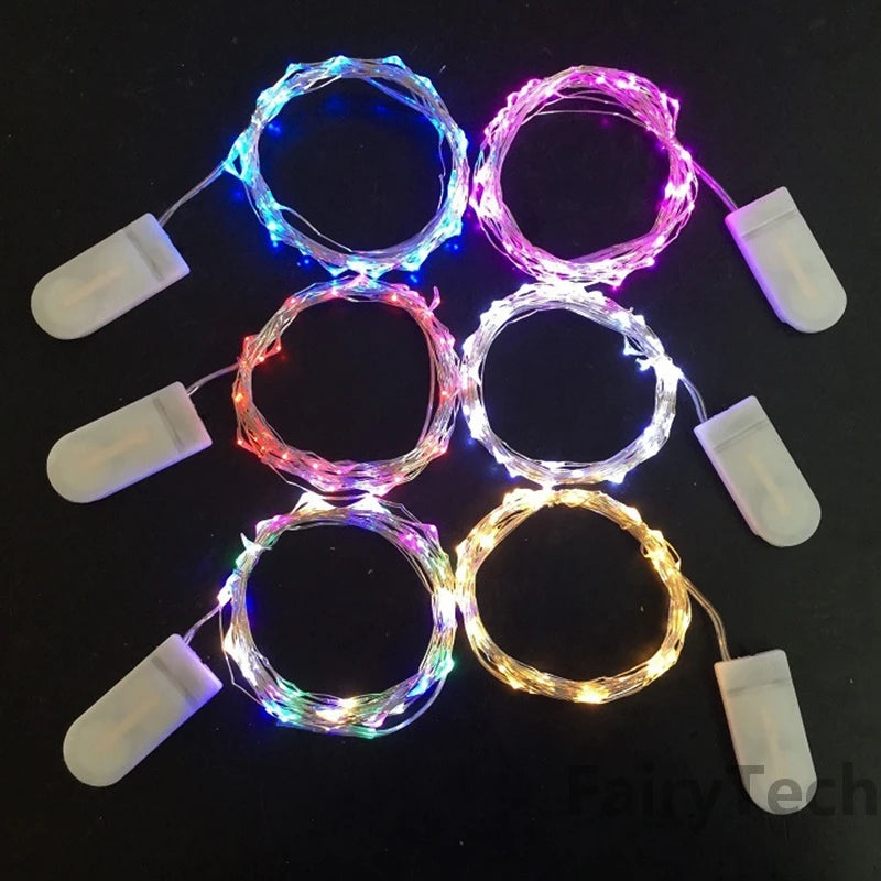 lot de 10 guirlandes lumineuses à led pour décorations festives et romantiques - vue 10 sur 9