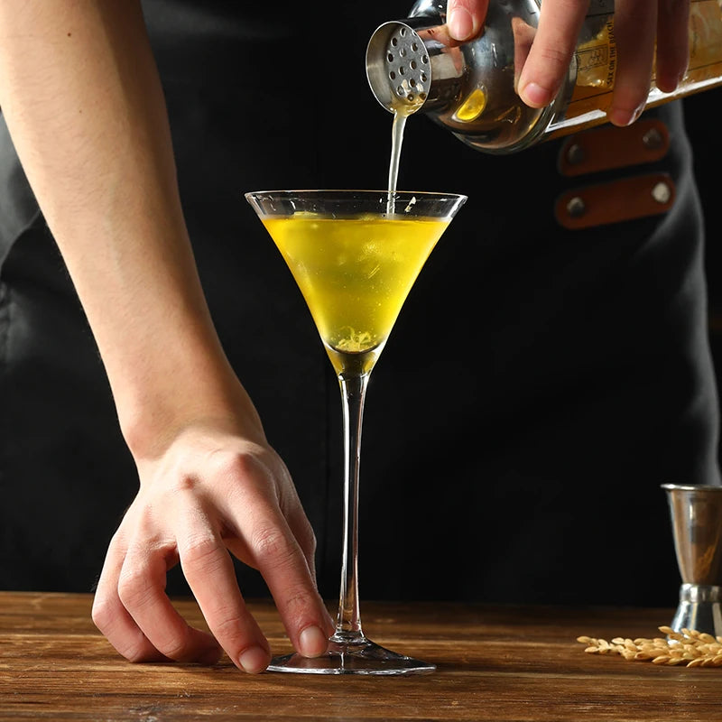 Ensemble 4 verres martini elegants en verre 130ml - vue 6 sur 6