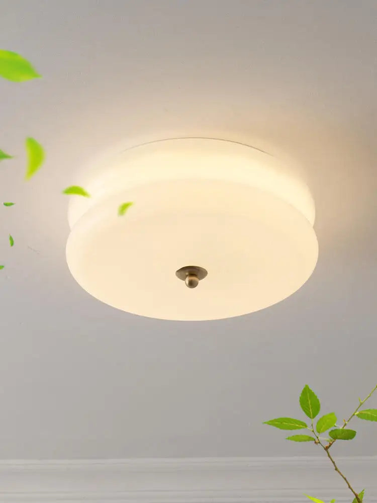 plafonnier moderne en verre rétro style vintage pour intérieur élégant