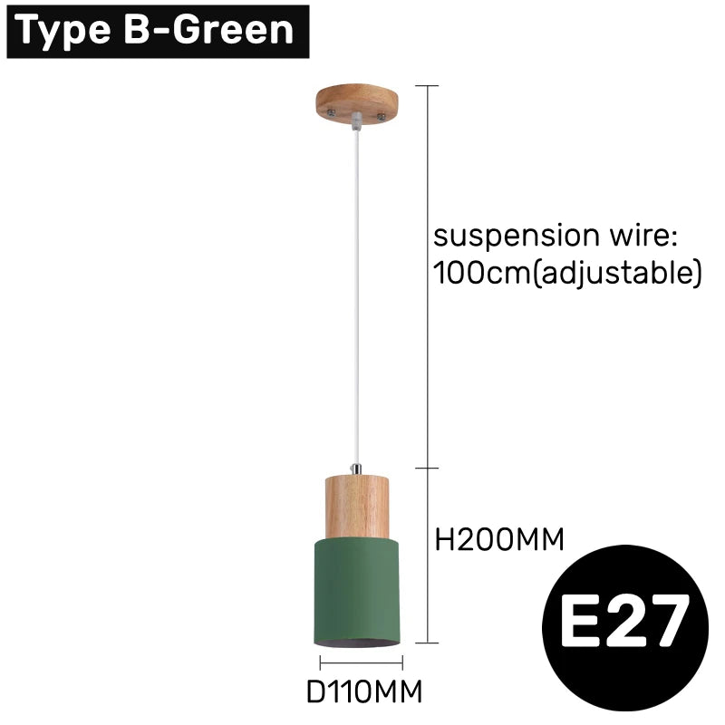 suspension Minimalisme moderne LED colorée Art - vue 15 sur 16