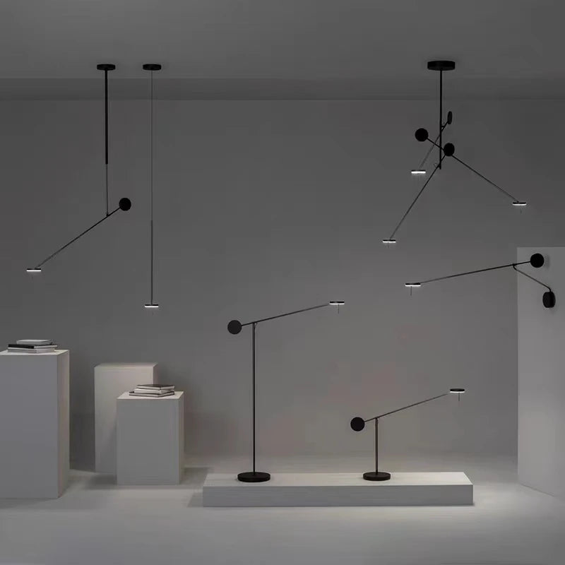 Lampadaire LED minimaliste rotatif 3000/4000K - vue 4 sur 14