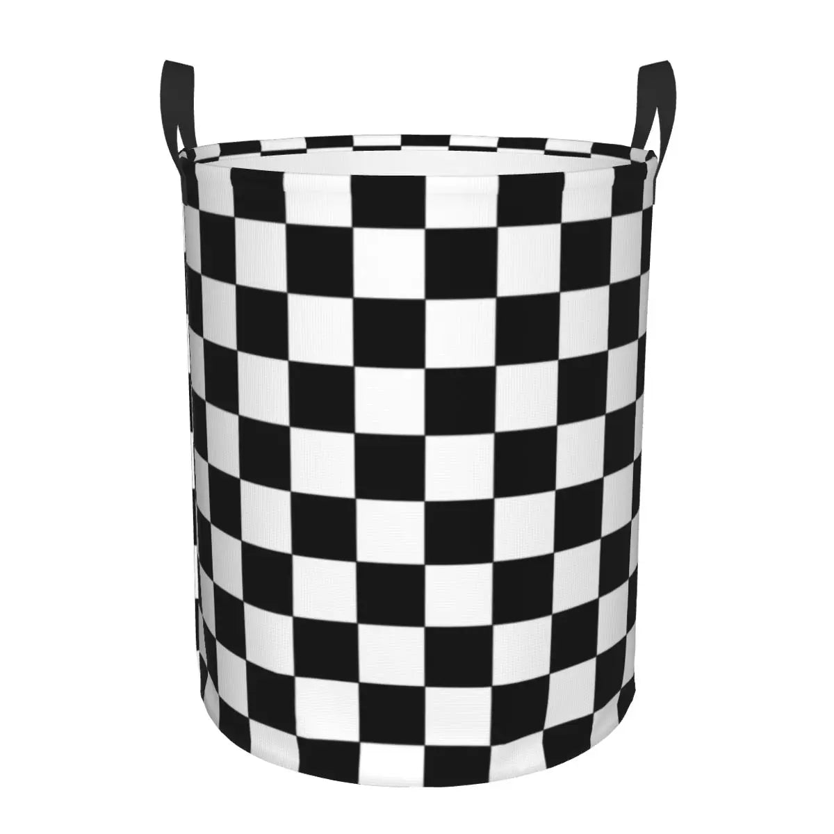 panier à linge pliable personnalisé à damier géométrique pour enfant - vue 15 sur 30