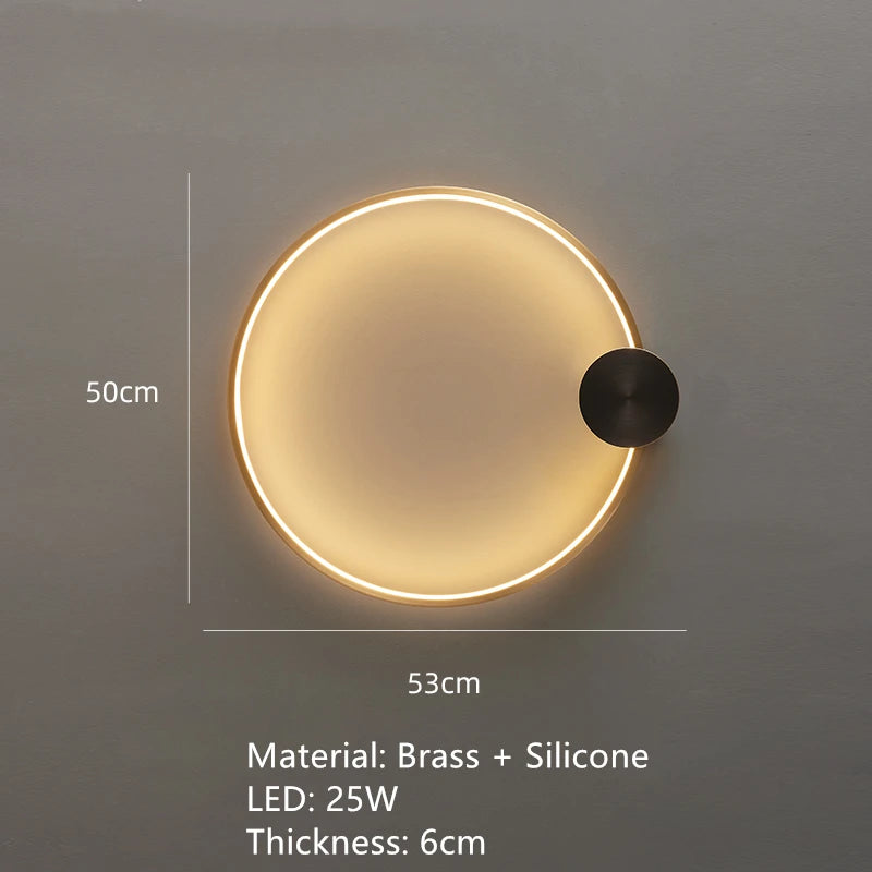 applique murale led en laiton style art déco pour intérieur moderne - vue 20 sur 23