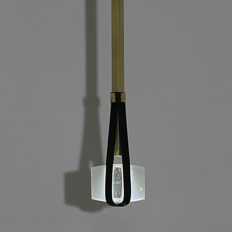 lustre en cristal design moderne pour restaurants bars et cafés - vue 5 sur 8