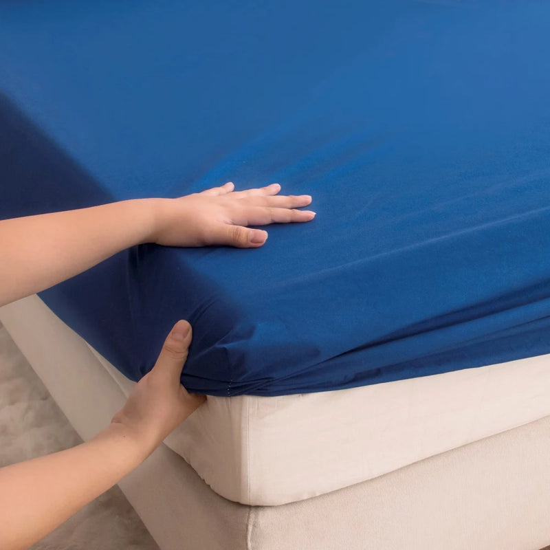 drap housse imperméable avec élastique pour matelas de toutes tailles