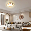 Plafonnier LED en bois lampe carrée nordique moderne maison salon chambre étude Surface luminaire décoration de la maison