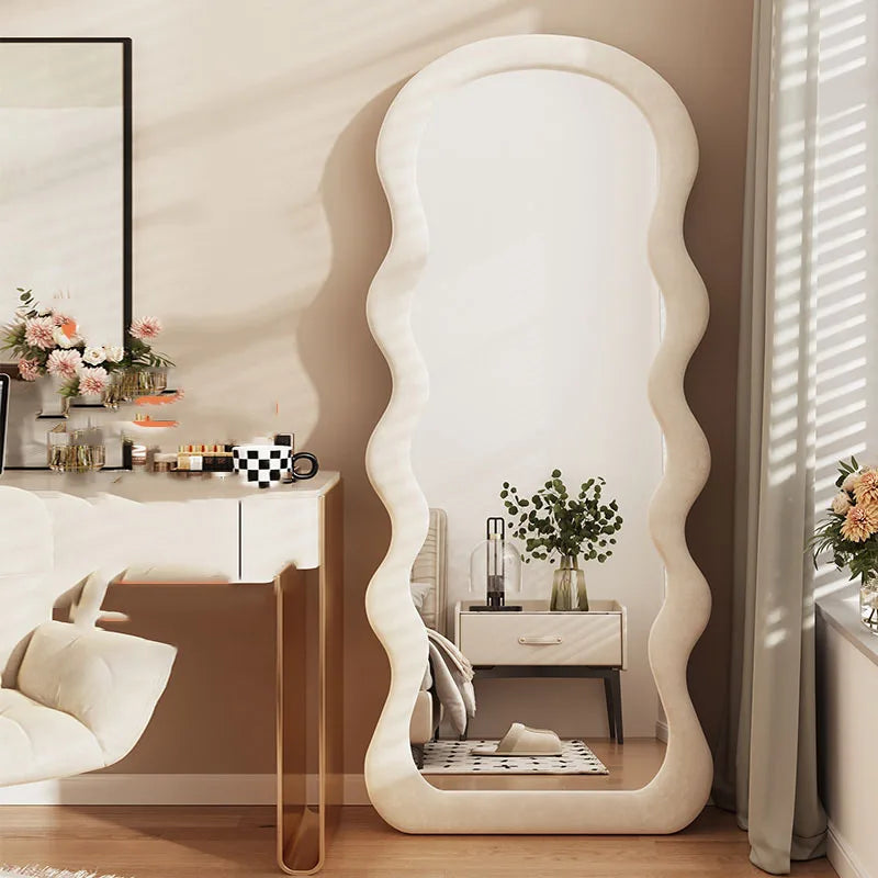miroir debout design nordique esthétique pour décoration moderne - vue 4 sur 17
