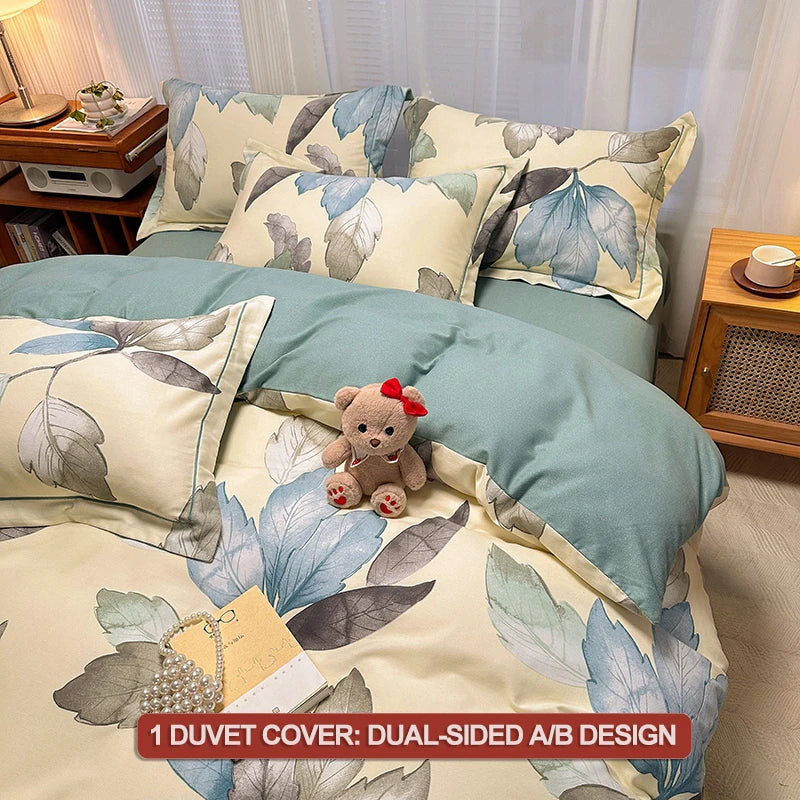 housse de couette en coton ultra douce avec fermeture éclair