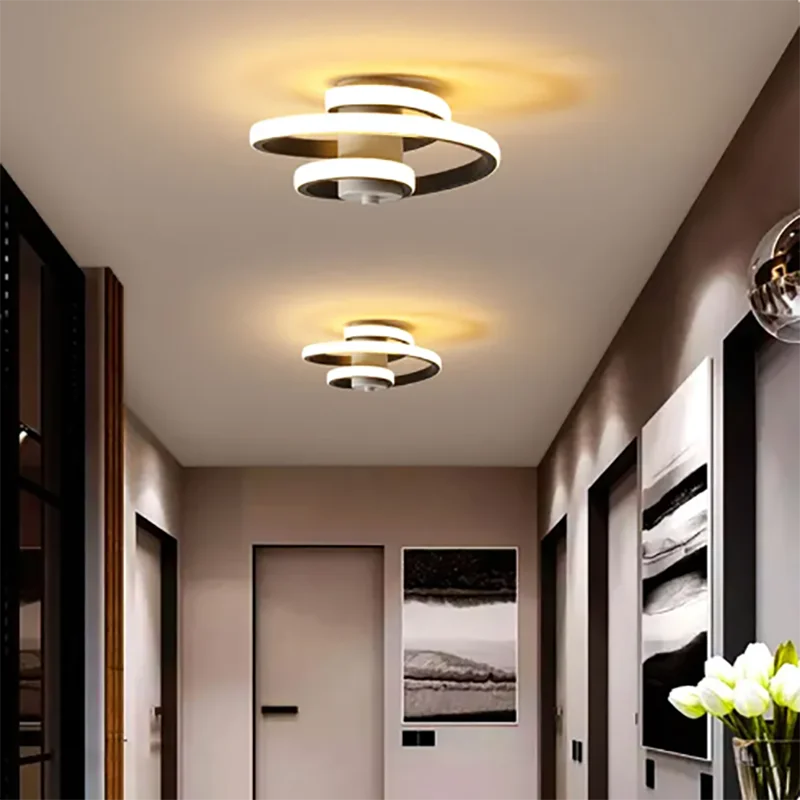 lustre intérieur led nordique éclairage décor fixtu - vue 5 sur 12