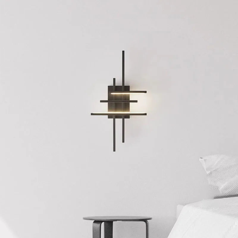 applique murale led minimaliste en laiton - vue 5 sur 8