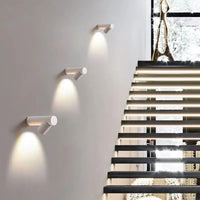 applique murale led étanche en bambou pour extérieur